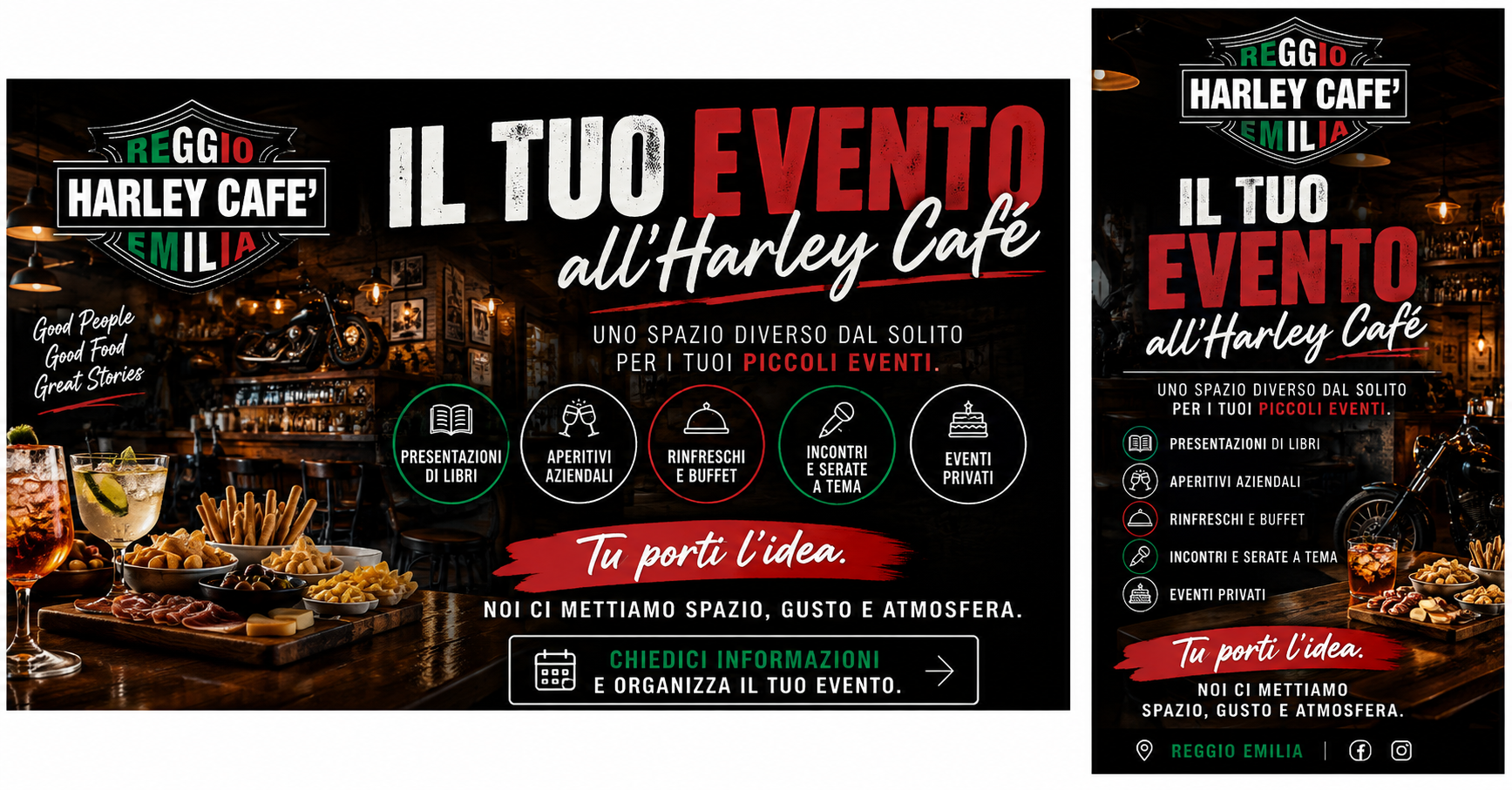 Il tuo evento. Il nostro spazio.