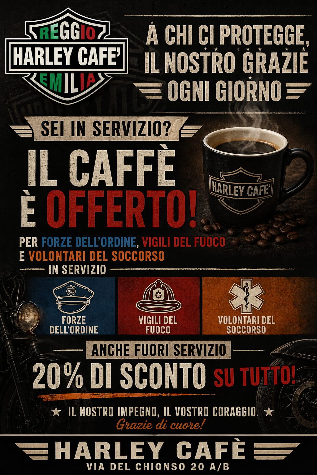Un piccolo gesto per chi ci protegge ogni giorno